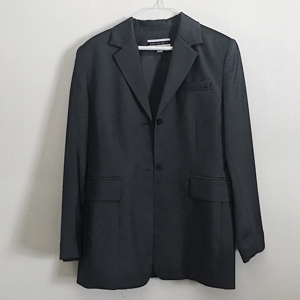 Amanda Smith Stretch Steel Gray BLAZER